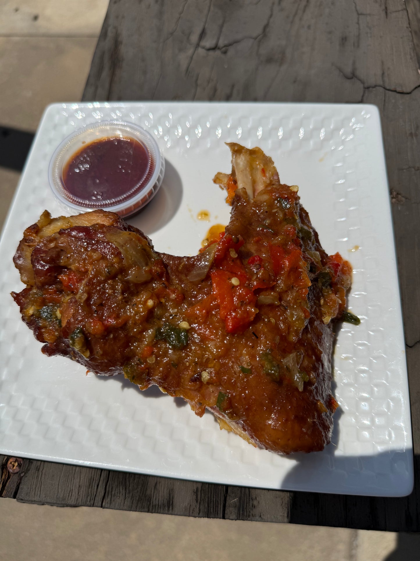 Peppered Turkey Wing