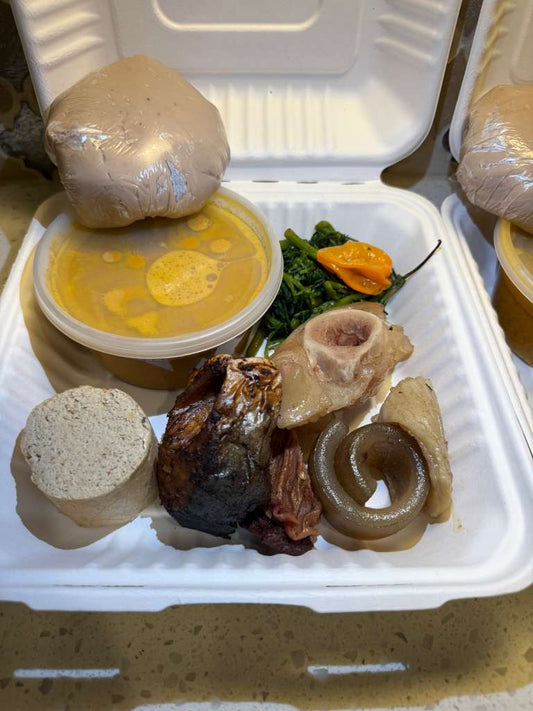 Achu, Yellow soup & Assorted meats (COMBO)